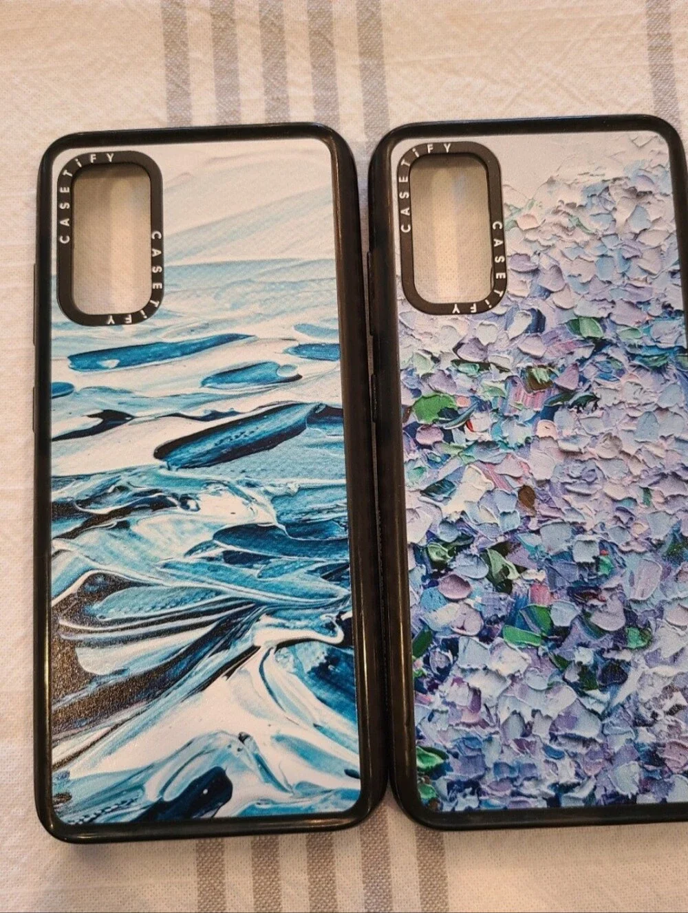 CASETiFY Phone Cases for Samsung Galaxy S20 - Nantucket Blue Hydrangeas & Waves